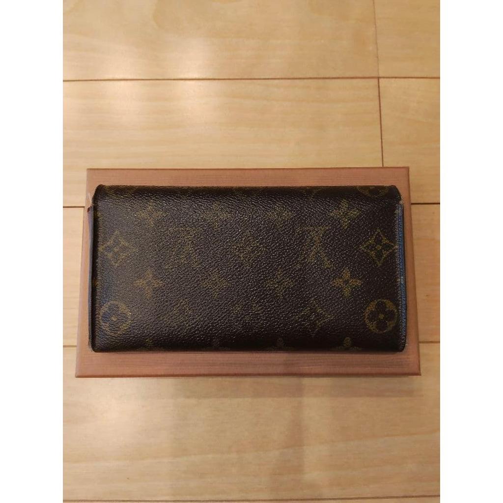 Used Authentic Genuine LOUIS VUITTON Monogram Long Wallet