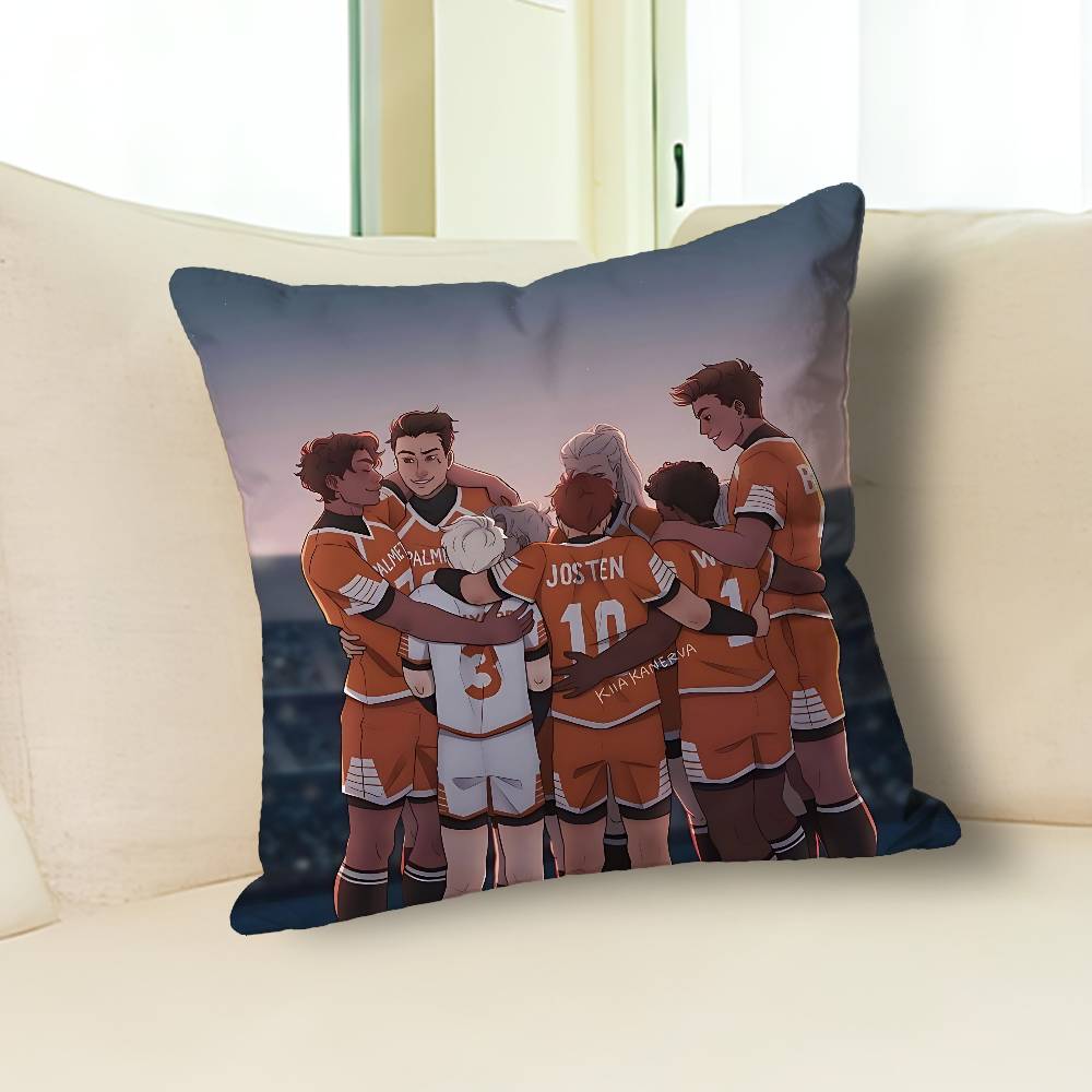 The F-Foxhole C-Court Book Pillow Cases for Bedroom Living Room Sofa Home Decor Polyester Cushion Cover with Zipper