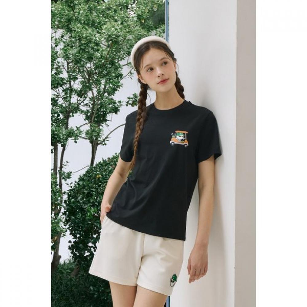 Goxo Women S Black Spandex Round T ShirT SwagcarT