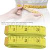 10Pcs Yellow Soft Tape Measure Double Scale Dressmaker Ruler  For Weight Loss