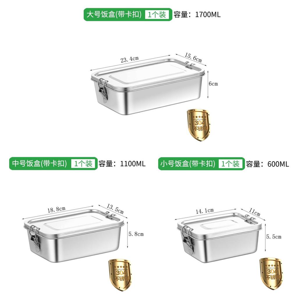304 Stainless Steel Food Storage Container With Leakproof Seal For Adults And Gift Use
