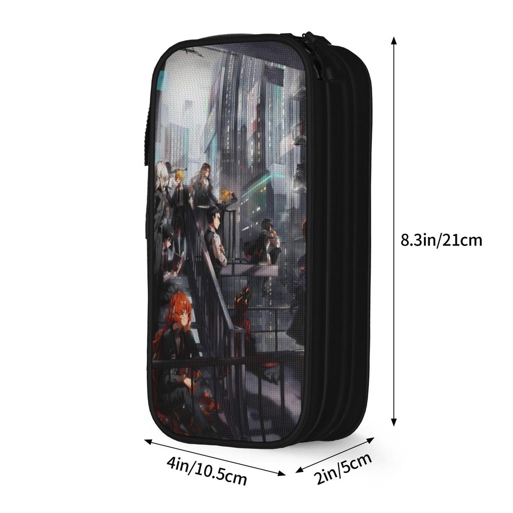 Large Capacity Pen Box Limbus Company Games Office Supplies  Double Layer Pencil Box Girl Make Up Bag Gift