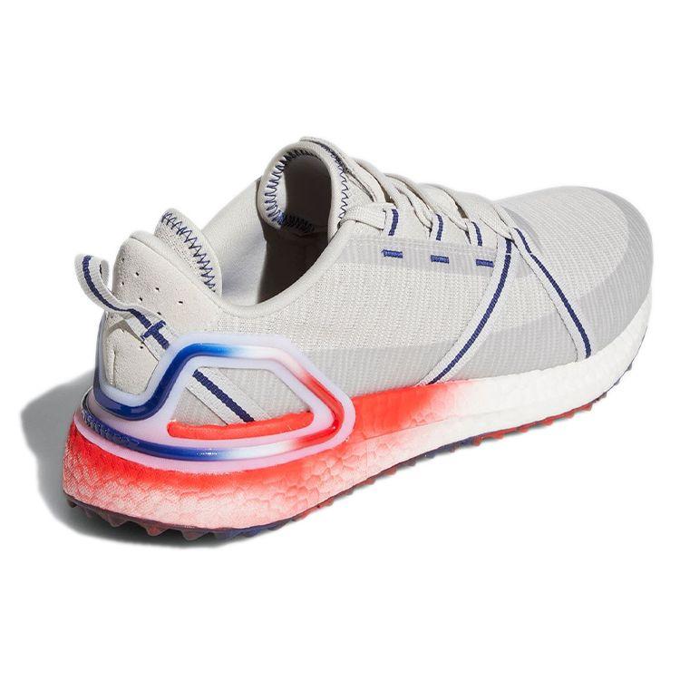 Adidas Solarthon Primegreen Spikeless Golf Grey Vivid Red Unisex Sneakers Grey-Two Victory-Blue GW3445