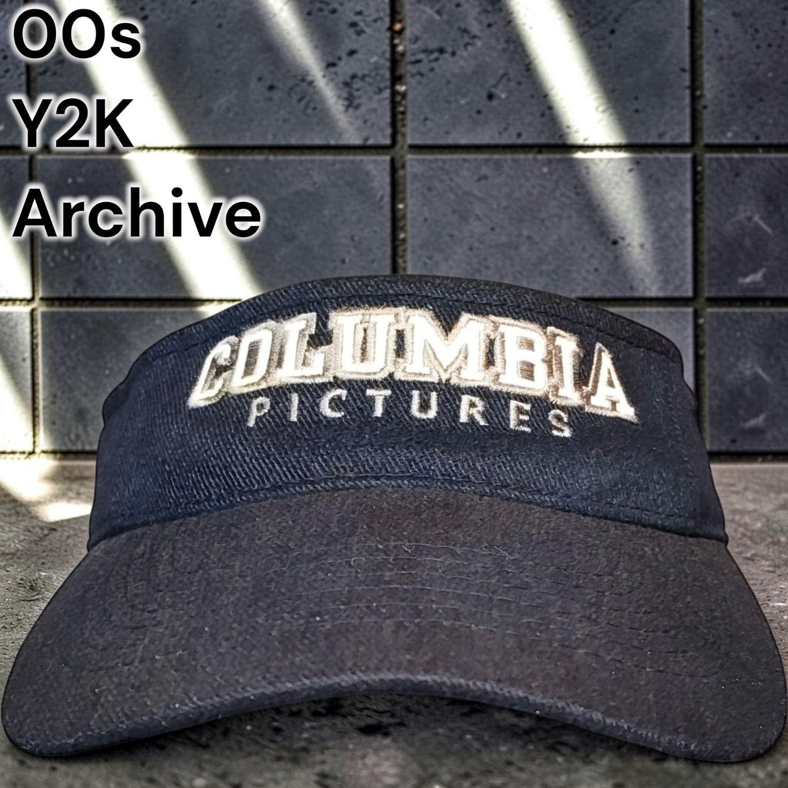 Used Corporate Items Columbia Pictures Y2K Wool Visor [COLUMBIA PICTURES Tech Mode Archive Cyber Gear Tech Style Movie Promo Kota Shinsui]