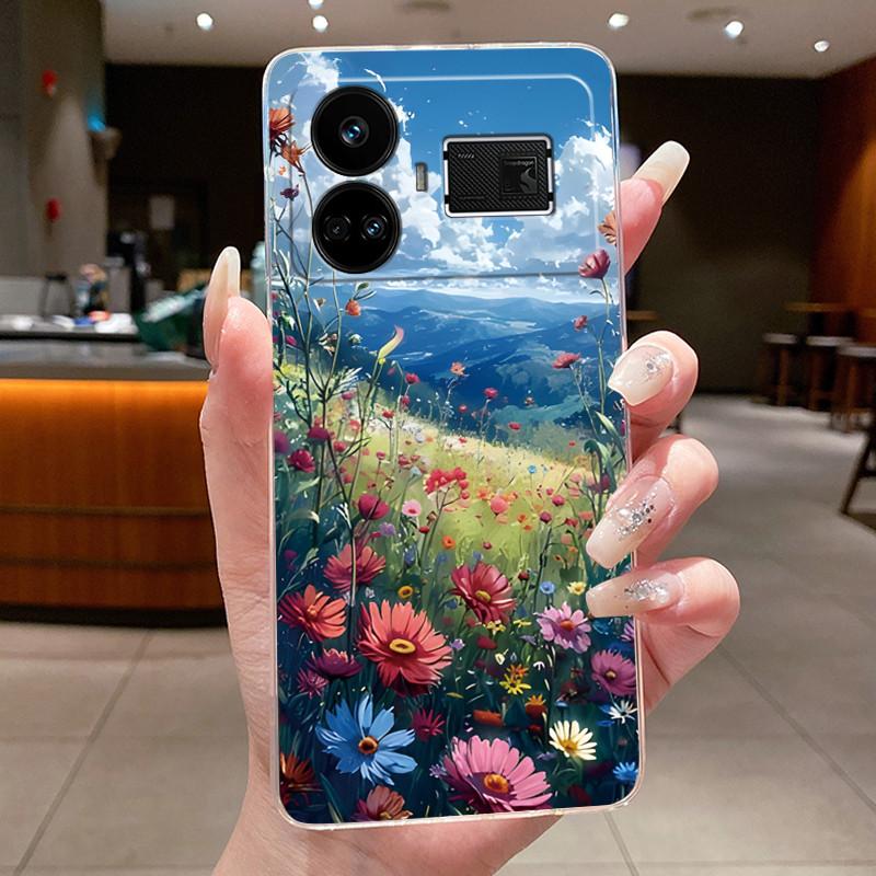 Casing For Realme GT5 GT 5 240W Phone Case Cute Cool Dragon Boys Girls Transparent Soft Silicone Back Cover For RealmeGT5 Case