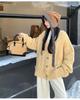 Women's Korean Style Wool Knit Ear Protection Hat - Winter Warm Lace-Up