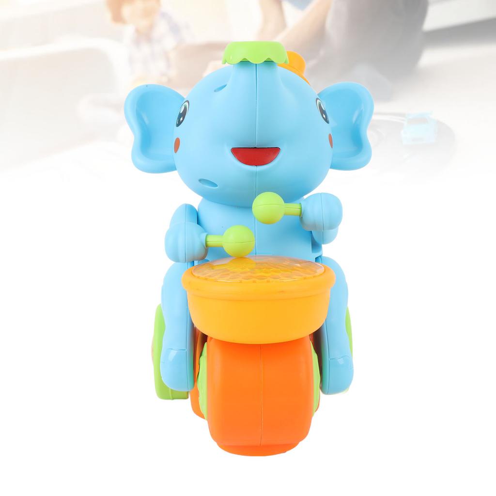 Elephant Electric Car Toy Educational Music Light Effect Walking Elephant Electric Car Musical Toy w