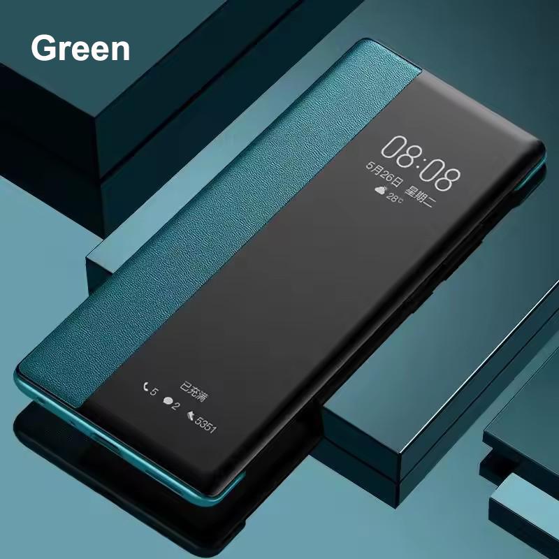 Pouzdro s okénkem pro Samsung Galaxy S25 S24 S23 S22 S21 S20 Note 20 Ultra Plus PU kůže Chytrý flip Nárazuvzdorný kryt Skořepina