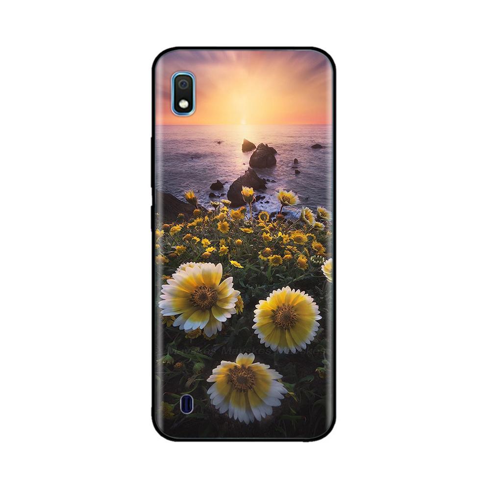 Für Samsung Galaxy A10 Hülle Niedlich Weich Glatt Flüssigsilikon Vollschutz Handyhüllen Für Samsung A10 Hülle A 10 SM-A105F