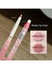 Multi-Purpose! Gracebabi Matte Double-Ended Lip Liner, Nude Lipstick, Lip Plumping Primer, Long-Lasting Waterproof