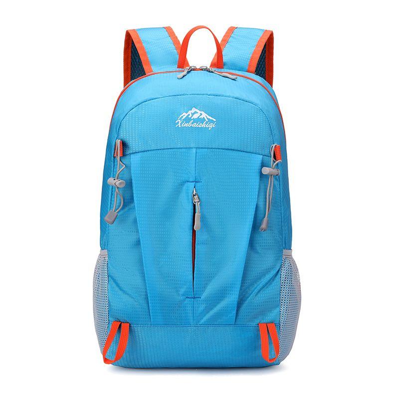 Large Capacity Ultra Light Foldable Multifunctional Outdoor Hiking Backpack Unisex Durable Double Shoulder Bag for Travel