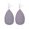 Fashion Leather Earrings Lightweight Faux Leather Leaf Earrings Teardrop Dangle Handmade For Women Girls Jewelry Wholesale
