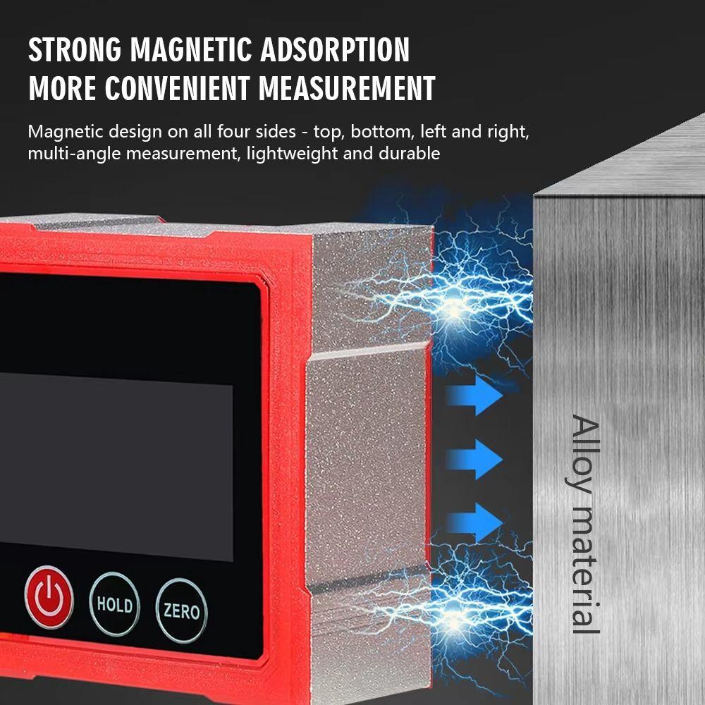 Level Meter Digital Angle Dipmeter Electronic Angle Gauge Tilt Angle Box Electronic Level Laser