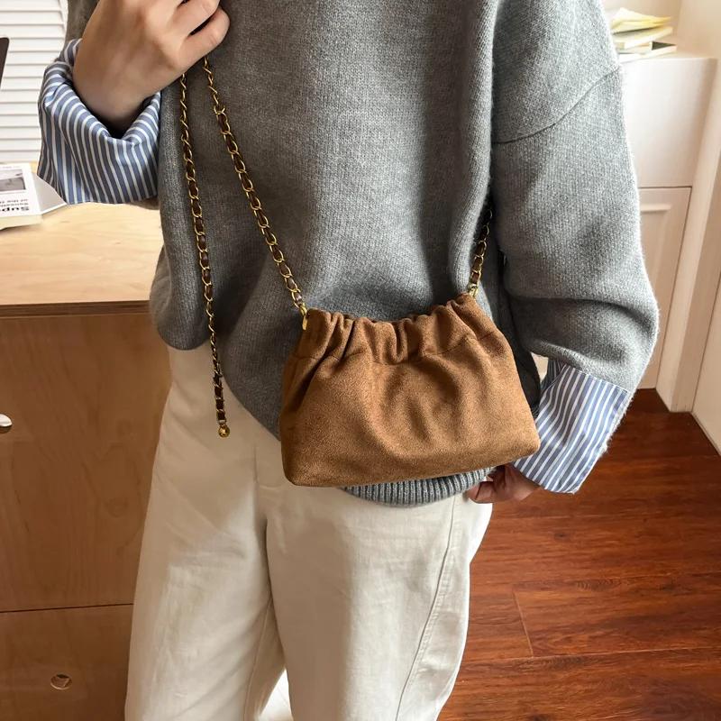 Mini PU Leather Design Crossbody Bags For Women 2025 New Fashion Brand Chain Shoulder Bag Female Handbags And Purses