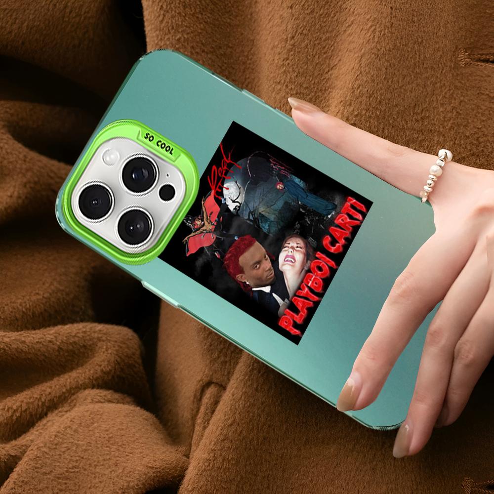 Playboi Carti Phone Case For IPhone 16 15 14 13 12 11 Pro Max X XR XSMAX 8 7 Plus Matte Shockproof Back Cover
