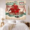 Liverpool Fc Custom Your Name Wall Decor Tapestry Art For Pet Memorial Birthdaywedding Party Backdrop Family Gift