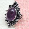 Amethyst Gemstone Handmade Silver Jewelry  "7"