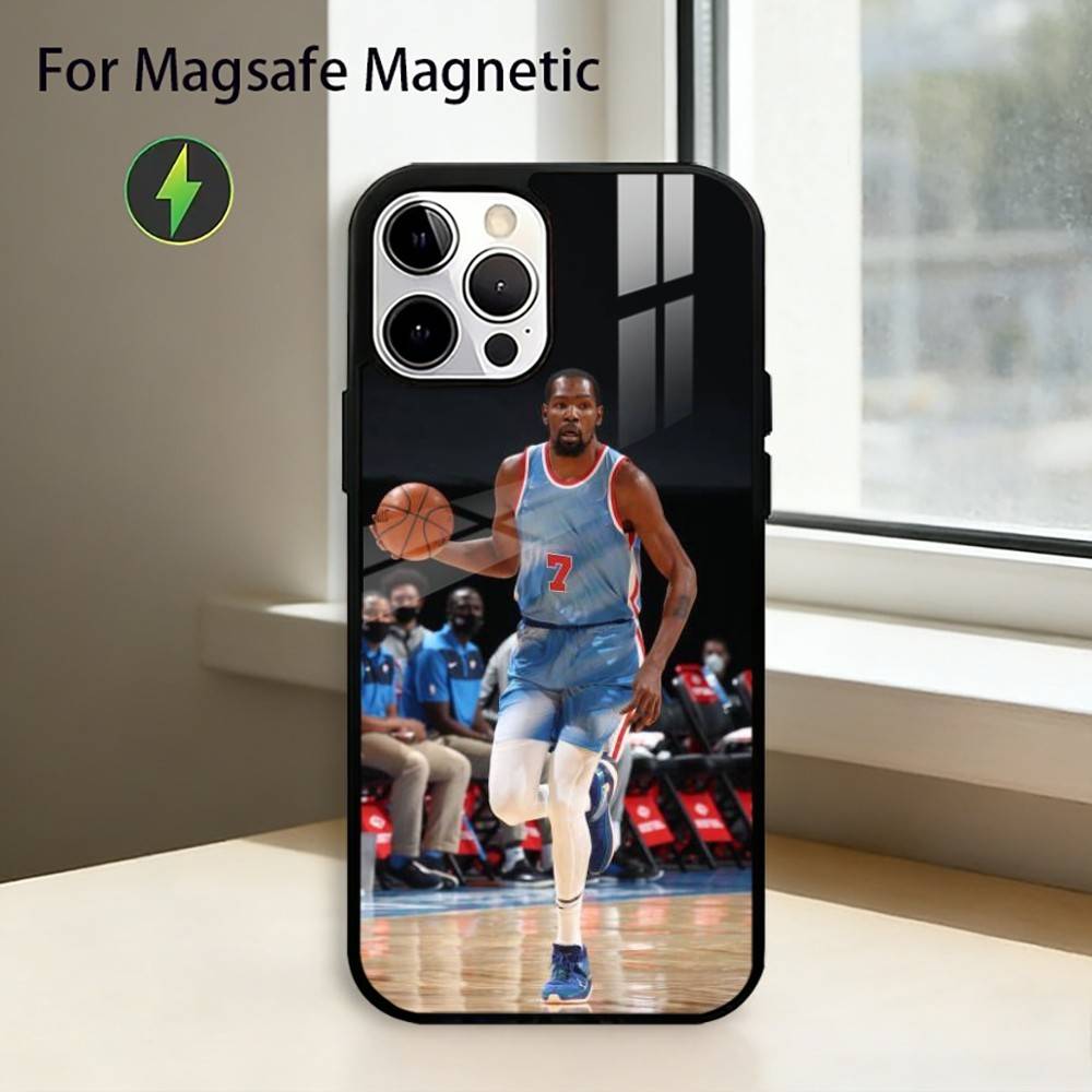Basketball Sport Kevin Durant Handyhülle Für iPhone17,16,15,14,13,12,11 Plus,Pro Magnetisch Für Magsafe Kabelloses Laden