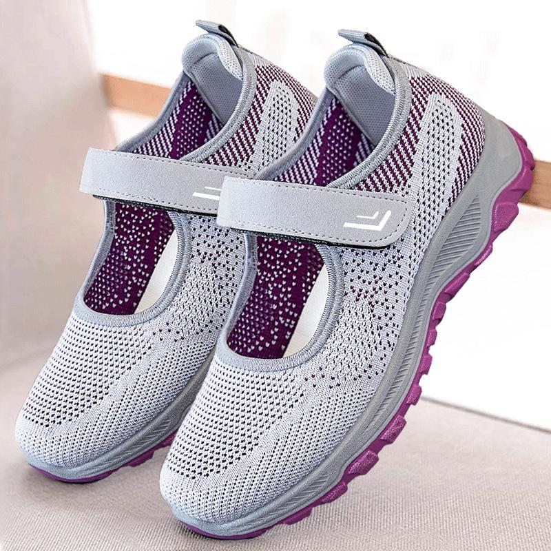 Women's Shoes Walking Shoes for The Middle-aged and Elderly Casual Shoes and Velcro Shoes for The Lazy