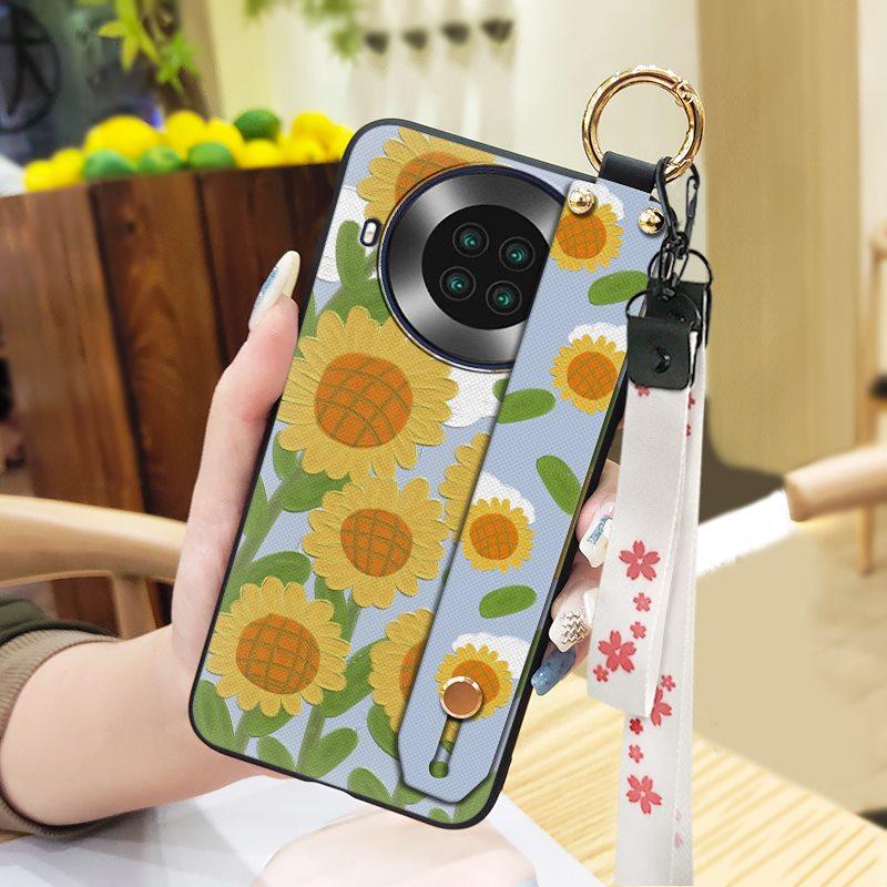Soft Case Protective Phone Case For Cubot Note20 Anti-dust Back Cover Durable Wrist Strap Dirt-resistant Shockproof Ring