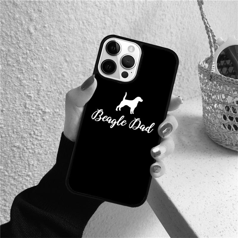 Cute Beagle Mum Dog Phone Case for iPhone 17 Air 16 PRO MAX 15 14 PLUS 12 11 13 Back Cover Fundas Shell Coque