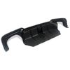 MagicKit for BMW 5 Series F10 M Sport Bumper 10-16 Carbon Look Rear Diffuser with LED Light