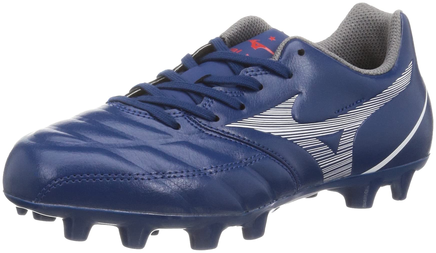 

Mizuno Rebula Cup Select Jr Soccer 3E Cleats, Navy/White, 19.0 cm,