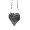 Mini Borsa a Mano a Forma di Cuore d'Amore con Decorazioni di Diamanti Acqua Scintillante per Uso Quotidiano