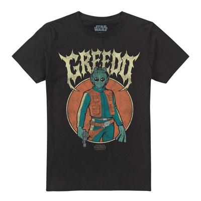 Star Wars Unisex Adult Greedo Metal T-Shirt