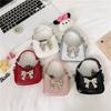 Fashionable Korean Style Mini Shoulder Bag For Kids With Cute Bow Design