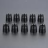 10 Pcs Golf Club Ferrules Aluminum Golf Shafts Sleeve Adapter Replacement Accessories for 0.335 or 0.370 Tip Irons Shaft