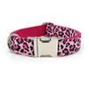 Pet Collar With Silver Buckle For Small Dogs Cotton Material Cute Flower Pattern Breathable Design