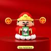 Creative God of Wealth Statue - New Year Decoration for Office, Car, or Desktop Gift