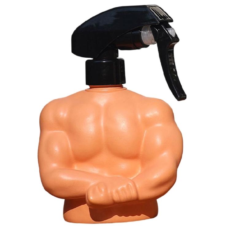 

Manual Garden Sprays Bottle Creative Bodybuilder Shaped Watering Pot Cleaning Indoor Plant Watering Tool чорний