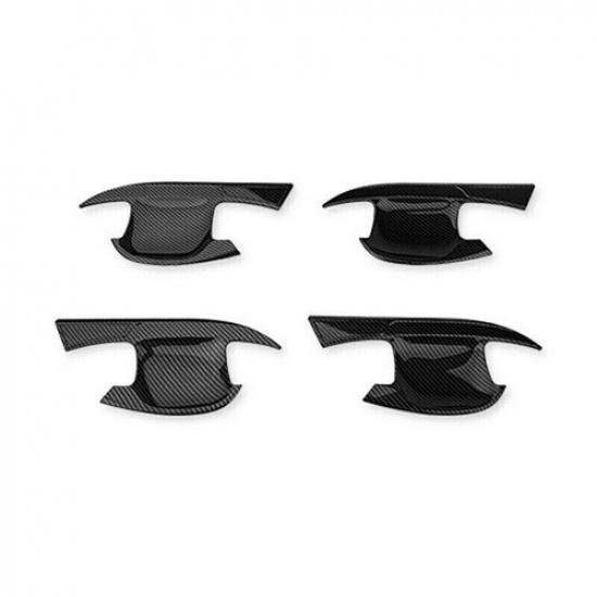 Carbon Fiber Exterior Door Handle Bowl Cover Trim For KIA Niro   2024