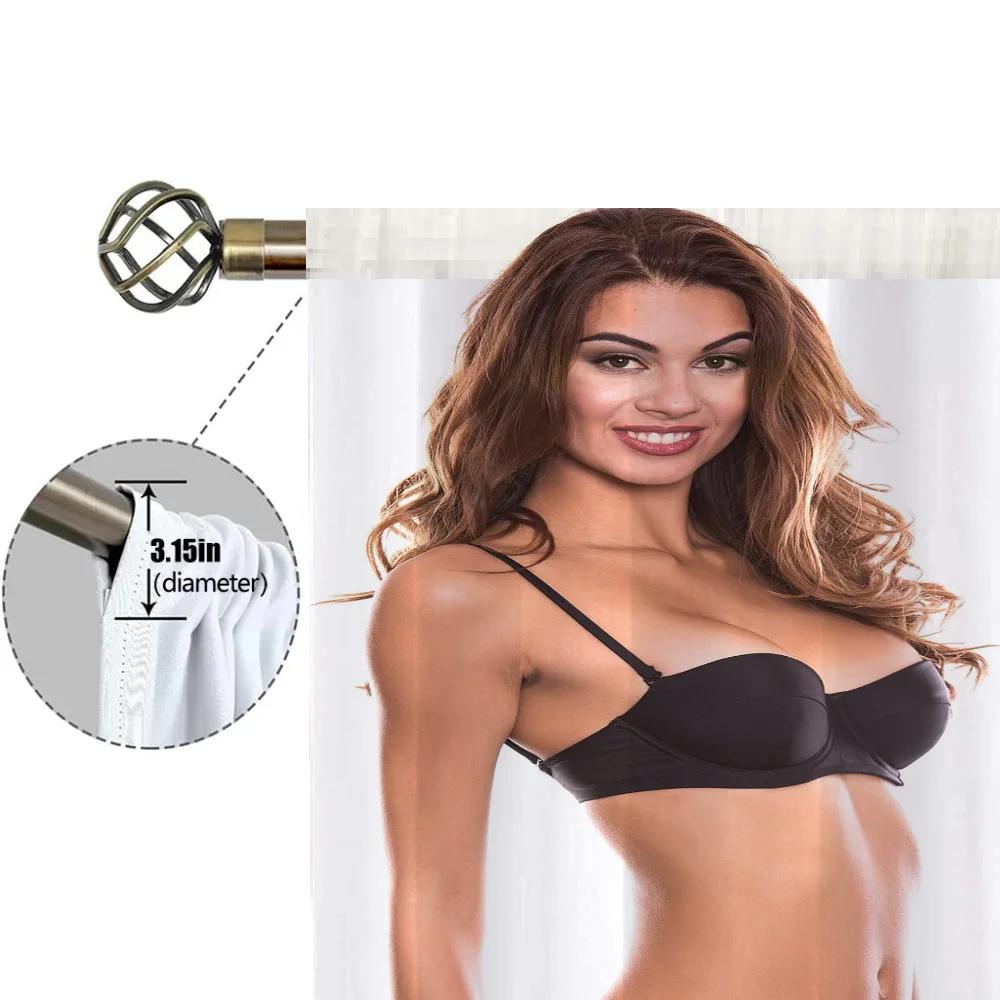 Fensterküchenvorhänge für Wohnzimmer 2 Stück Verdunkelungsvorhänge Türvorhang Badeanzug Schönheit Schlafzimmerdekoration Trennwand