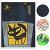 Diamond Painting Painting Kit Cute Black Cat Starry Night Handmade Diy Home Decoration Painting