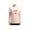 Puma Heart Print Logo Sport Crew Neck Short Sleeve T-Shirt Women Tops Pink 845596-27