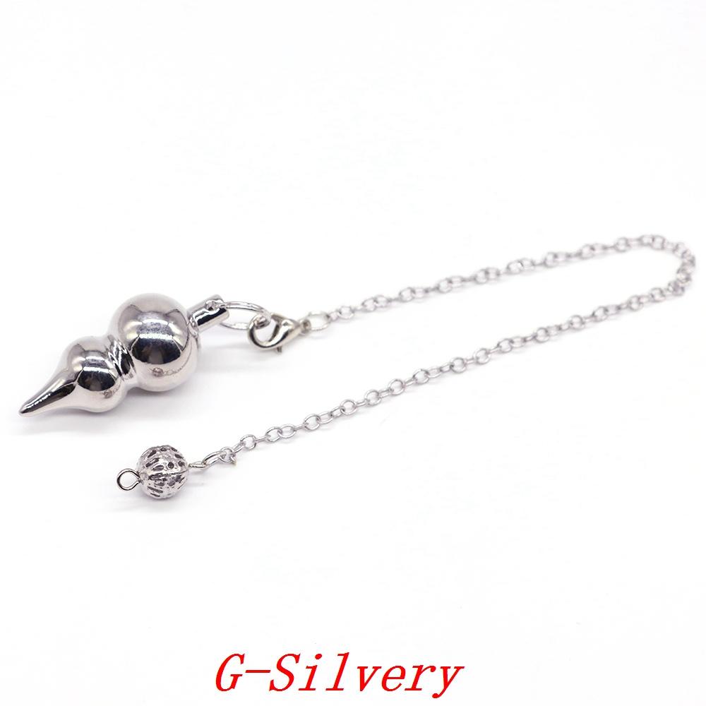 Metal Pendulum For Dowsing Divination Pendulos Spiral Cone Gold Color Copper Radiesthesia Pendulums Healing Pendule