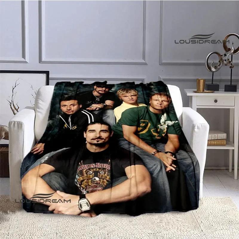 BSB band backstreet boys printed blankets Flannel Warm blanket Soft Cozy Blanket Travel Blankets bed linings Birthday Gift
