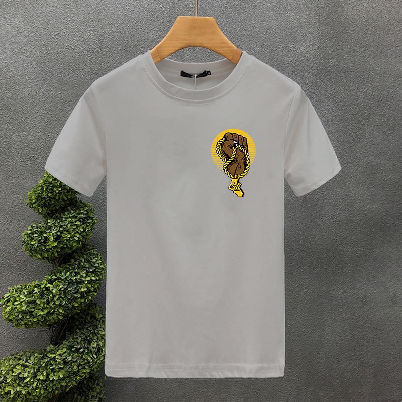 Luxury Design Cool 100% Cotton High Quality Printing Couple Tees Summer Harajuku For Men/Women Short Sleeve T-shirt Asian Size