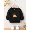 Kids Sweatshirt,Soft and Cute Simple Fashion Print Pattern, Durable Wrinkle Resistant Baby Spring and Autumn Thin Round Neck Hoodie