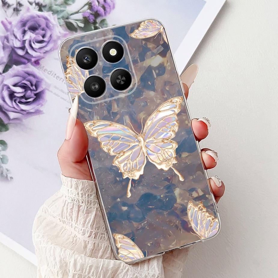 For Honor 400 Smart 5G Case LGN-NX1 Luxury Popular Painted Cover Soft Slim Phone Case For Honor X7d HonorX7d 5G Back Cover Coque