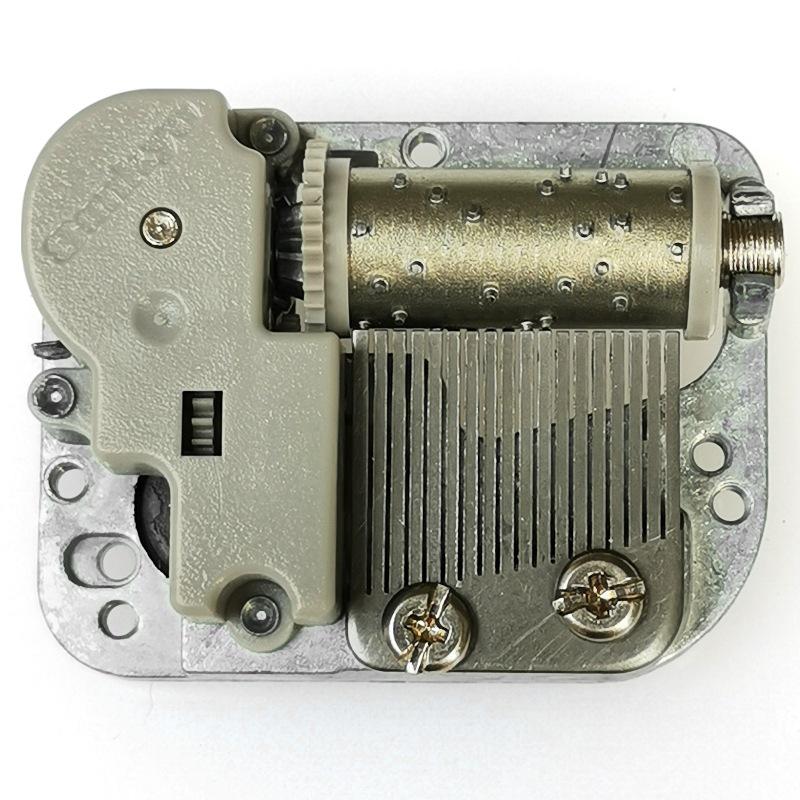 Eight-Tone Kalimba Hand-Crank Music Box with Spring Bell Movement Unlimited Stock
