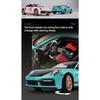 1/24 Porsches 911 TARGA TURBO S Alloy Racing Car Model Diecasts Simulation Metal Toy Car Model Sound Light Collection Gift