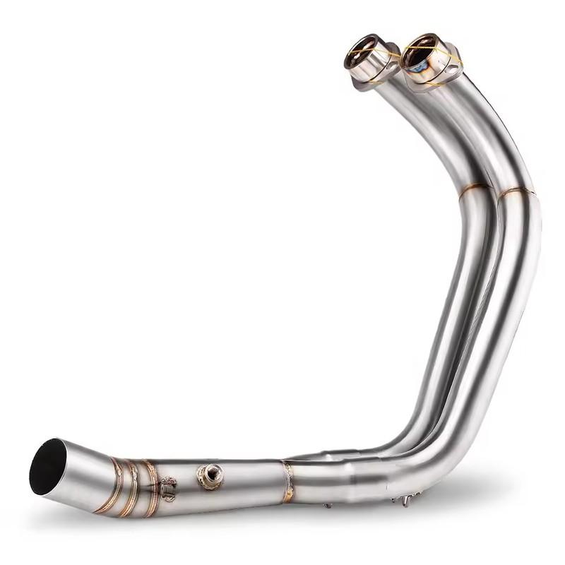 For Yamaha YZF R7 2014-2024 MT07 FZ07 XSR700 Tracer 7 Motorcycle Exhaust Header Muffler Pipe Escape 51MM Slip-On Connecting Pipe