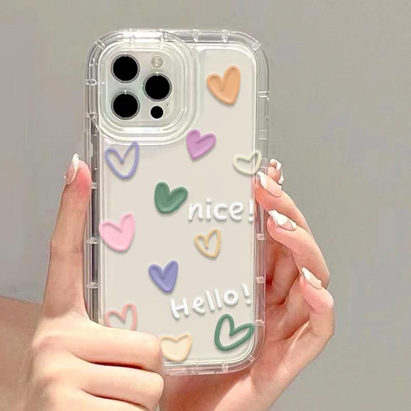 Fashion Florals Clear Phone Cases For lPhone 15 iPhone 17 Air 16e 16 Pro Max 14 13 11 12 XR XXs Max Capa Soft Silicone Cover