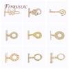 18K Gold Plated Bracelet Connect Clasps DIY Jewelry Making Supplies OT Clasps Multi Styles High Quality Brass Toggle Clasps