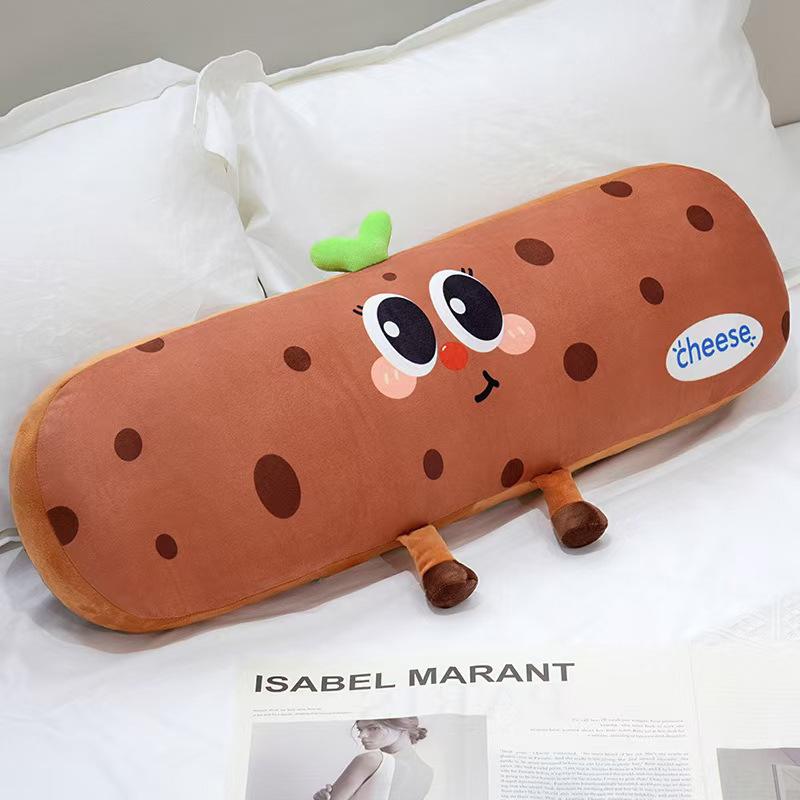 Cute Long Pillow Girls Sleeping Throw Pillow Side Sleeping Legs Special Bed Pregnant Women's Pillow Bedroom Bedside Cushion