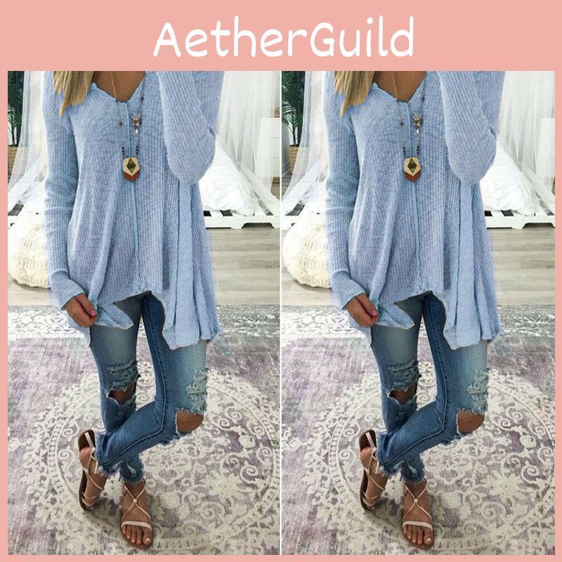 Stylish Plus Size Women V Neck Tunic T Shirt For A Casual And Chic Holiday Look